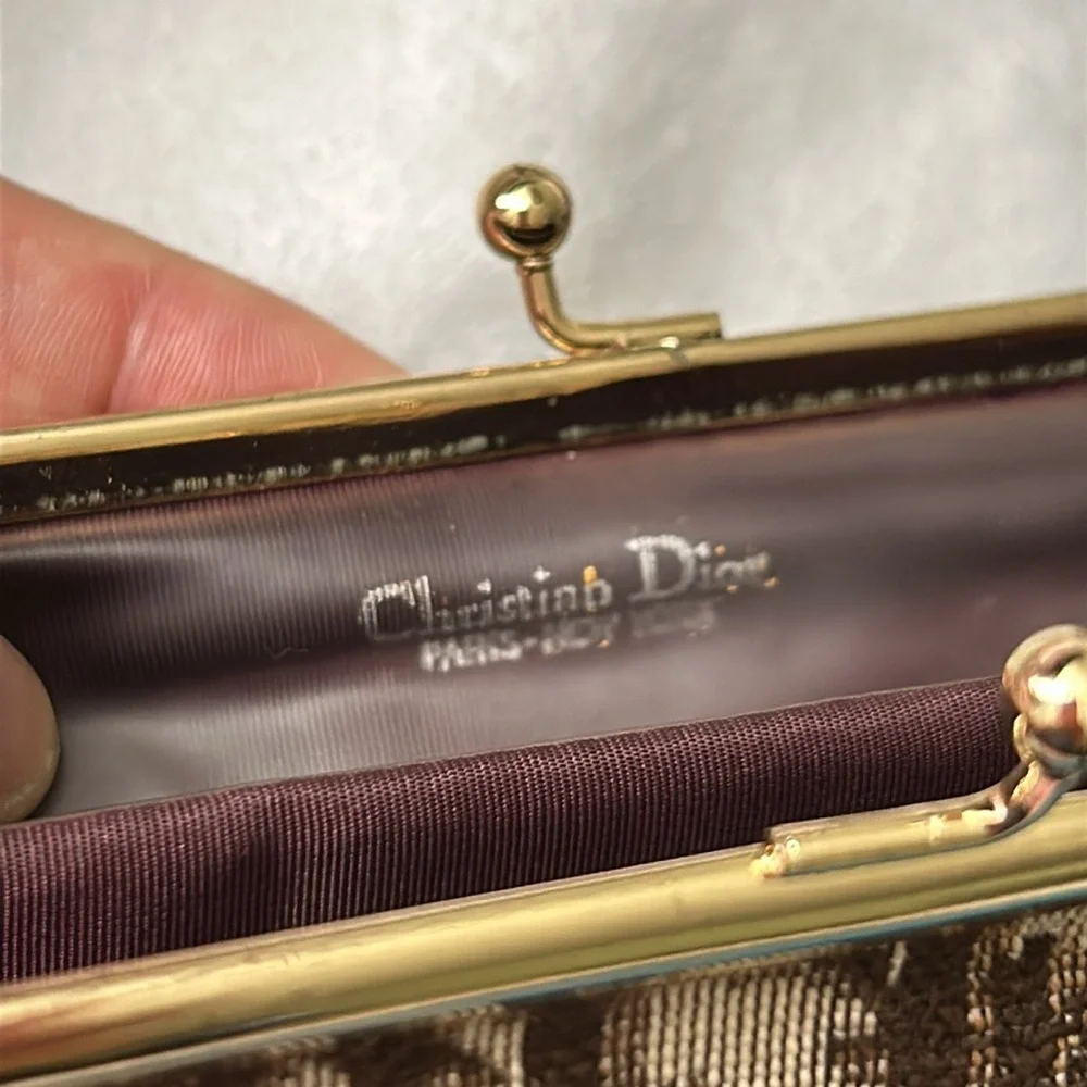 Dior Brown Monogram Clutch